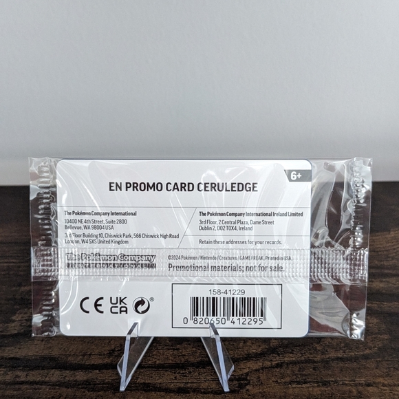 NEW SEALED Ceruledge Promo Card Paldean Fates Pokemon Day 2024 Holo Card - Picture 5 of 7
